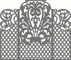 Carved Wedding Screen Vector CDR File