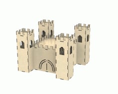 Castle Dollhouse Free Download DXF File