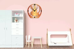 Cat and Mouse Wall Clock CNC Laser Cutting CDR File