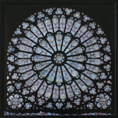 Cathedral Window Notre Dame Rose Window Laser Cut DXF File
