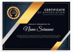 Certificate of Achievement Download Free Illustrator Vector File