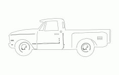 Chev Loader Truck Laser Cut DXF File