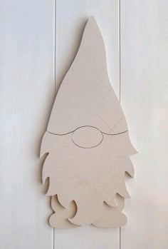 Christmas Gnome Ornament Laser Cut CDR File