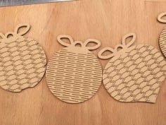 Christmas ornament CNC Laser Cutting Vector CDR File