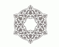 Circular Pattern In The Form Of A Mandala Ornament CDR File