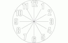Clock Free Dxf For Cnc DXF Vectors File