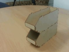 CNC Laser Cut Wooden Stackable Boxes DXF File