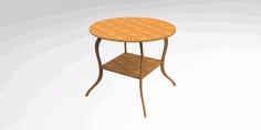 CNC Laser Cutting Simple Stool Free CDR File
