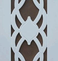 CNC Laser Engraved Door Design DXF File