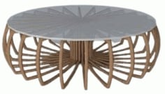 Coffee Table 3D Model STL File