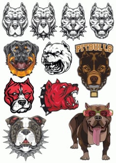 Collection Of Dog Images CDR Vectors File