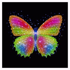 Colorful Butterfly Background Vector Free Vector