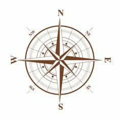 Compass Sample Free Vector