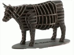 Cow 3D Puzzle Laser Cut Template Laser Cut PDF File