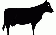 Cow Free DXF Vectors File
