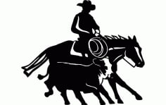 Cowboy and Western 14 Free Dxf File For Cnc DXF Vectors File