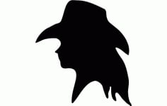 Cowgirl Free DXF Vectors File