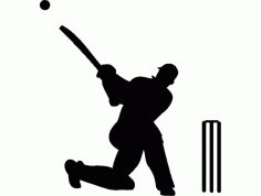 Cricket Silhouette DXF File