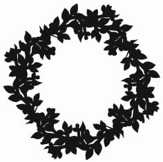 Crown of Leaf Free Vector File