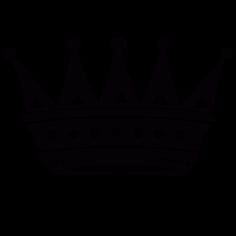 king Crown Silhouette SVG File