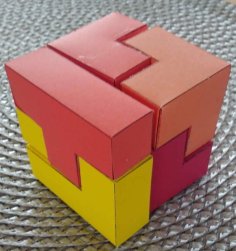 Cube Puzzle Nikitin Squares Educational Kids Toy 3mm CDR File
