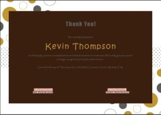 Customer Appreciation Certificate Free Vector