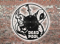 Dead Pool Clock Frame CDR File