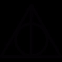 Deathly Hallows Logo Free Vector SVG File