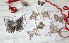 Decor Butterfly CNC Laser Free CDR File