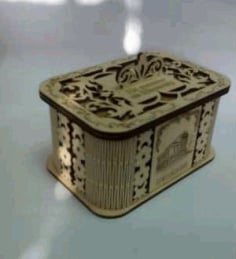 Decor Jewelry Box Plywood Laser Cut Free CDR Vectors File