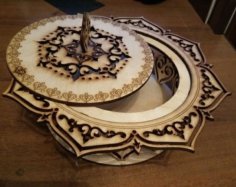 Decorative Candy Bowl Wooden Candy Dish CDR File for Laser Cutting