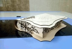 Decorative Folding Book Box CDR File