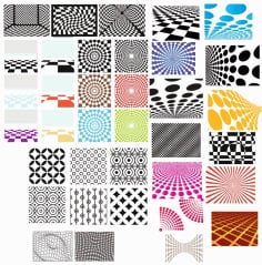 Decorative Geometric Patterns Free CDR Vectors File