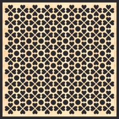 Decorative Grille Panel Board Pattern Free CDR Vectors File