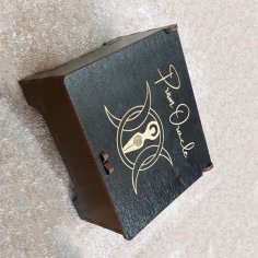 Decorative Jewelry Box Wedding Ring Box Gift Box PDF File for Laser Cut