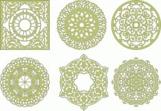 Decorative Mandala Ornament CDR File