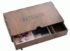 Decorative Wooden Pen Gift Box, Laser Cut Wooden Gift Box Vector File