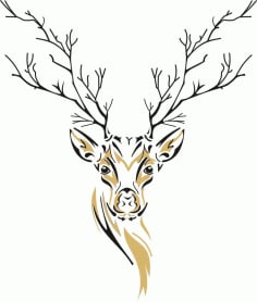 Deer Sketch CDR File