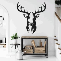 Deer Wall Decor Ideas for Bedroom CDR Vectors File
