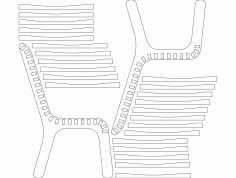 Desk Chair Free Dxf for CNC DXF Vectors File