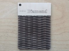 Diamond Pattern Living Hinge Template for Laser Cut DXF File