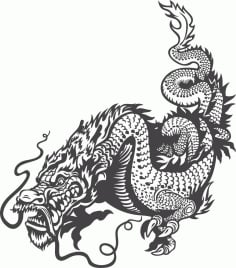 Dragon Celestial Animals Vector Art free CDR Vectors File