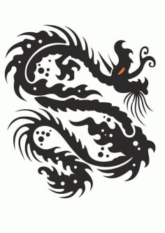 Dragon Symbol Vector free CDR Vectors File
