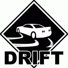 Drift Sticker Free CDR Vectors File