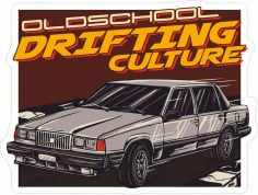 Drifting Club Sticker Download Free Vector CDR File