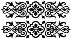 Dxf Grille Patterns And Wrought Iron Design Free Vector Dxf File DXF File