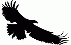 Eagle Flying Free Dxf For Cnc DXF Vectors File