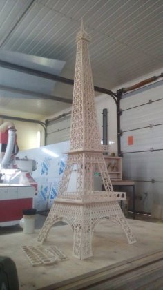 Eiffel Tower 3D Model Design CDR File