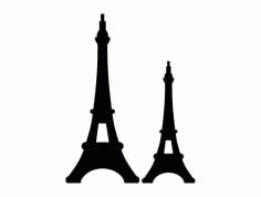 Eiffel Tower Free DXF Vectors File