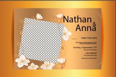 Engagement Invitation Card Template Theme Free Vector